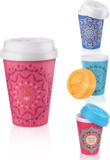 Termokop Mandala 0,3 l – mix farver