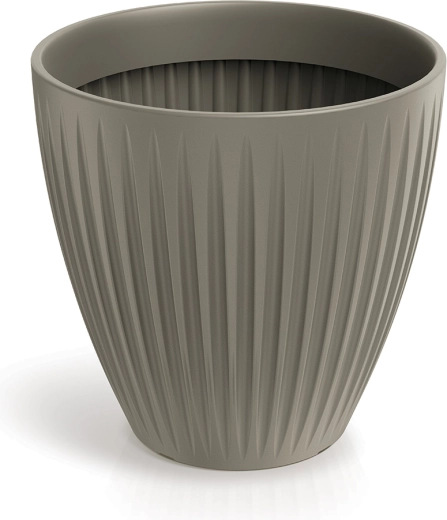 Blomsterkrukke Latia Round Midl 48 cm mocca