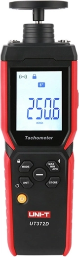 Uni-T UT372D 2i1 digitalt tachometer (kontakt og berøringsfri)