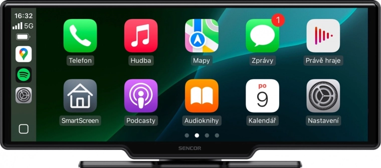 Trådløs 10,26" bilskærm med Apple CarPlay og Android Auto med bakkamera