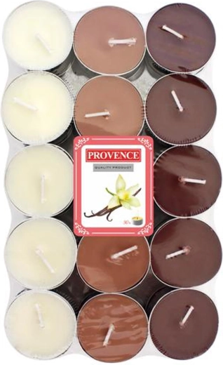 Duftende fyrfadslys Provence vanilje 30 stk.