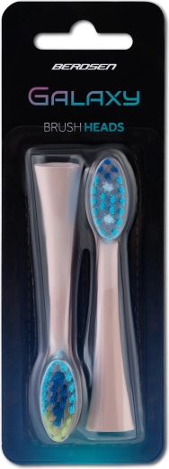 Udskiftelige hoveder til sonisk tandbørste BERDSEN Galaxy, 2 stk.