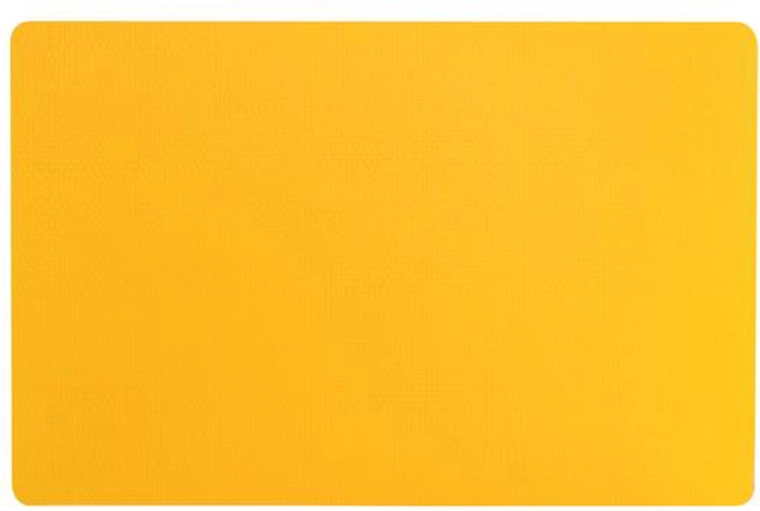 Plastisk gult bordskån i PVC 44 × 28,5 cm