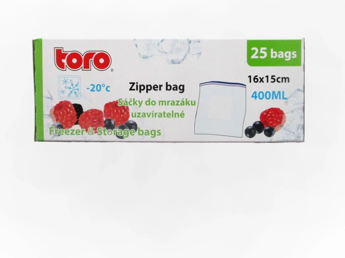 Fryseposer TORO 400 ml, 25 stk.