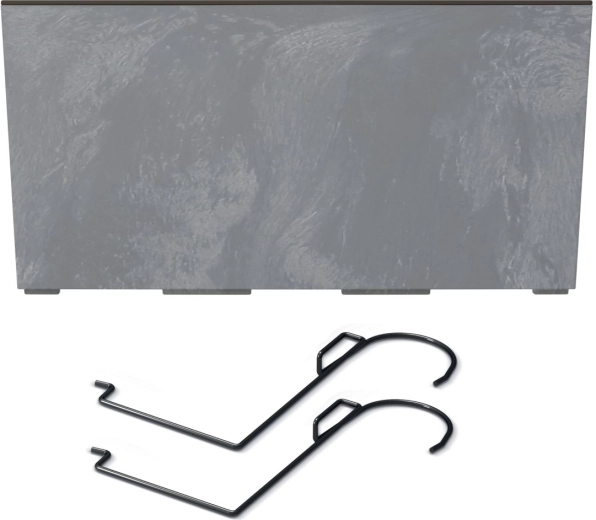 Altankasse URBI CASE med betonlook, 58 cm, marengo