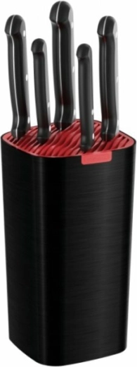 Tramontina Ultracorte sæt køkkenknive i blok, sort (6 stk)