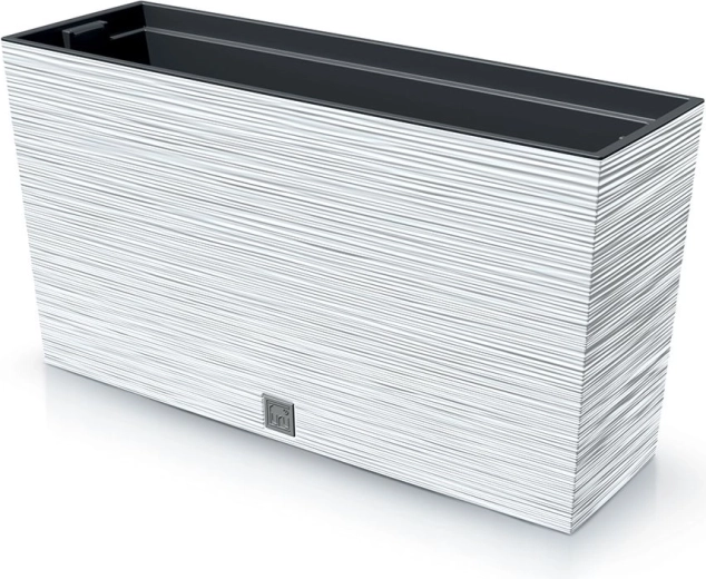 Altankasse Furu M 77 cm hvid med indsats