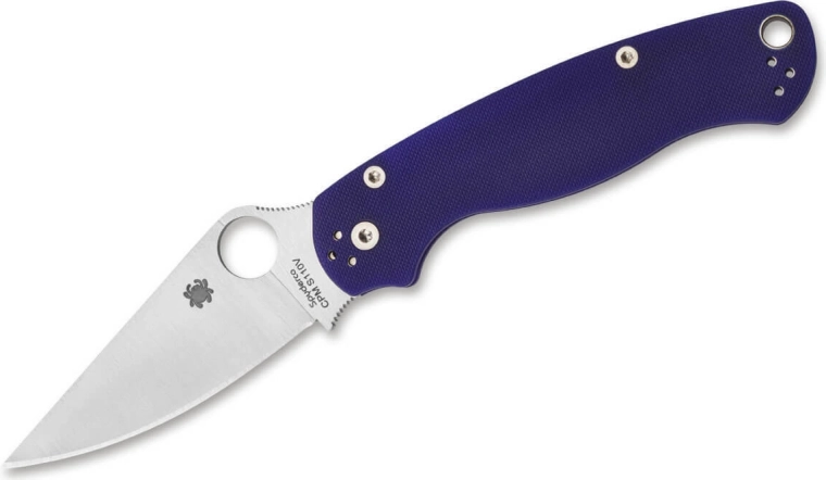 Spyderco Para 3 dark blue foldekniv til lommen 8,7 cm