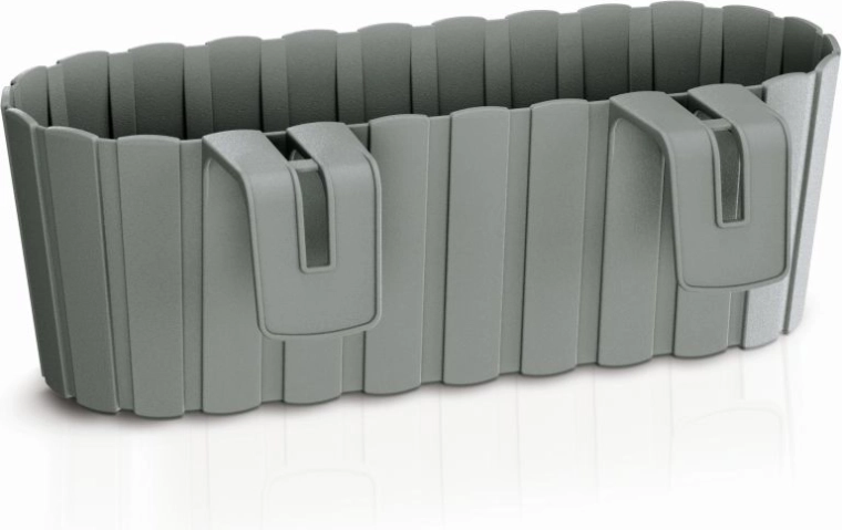 Hængende altankasse BOARDEE HOOK grå sten 4,9 l