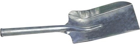 Galvaniseret skovl til kul og aske 0,7 mm