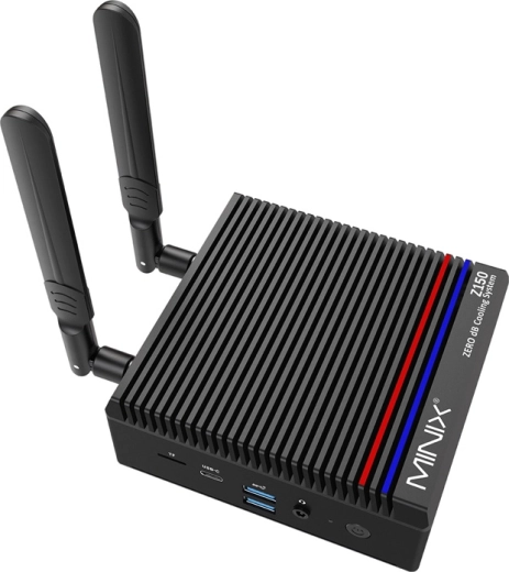 Mini PC Minix Z150 uden blæser (Intel N150, 8 GB RAM, 256GB SSD, Windows 11 Pro)
