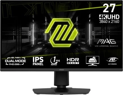 MSI MAG 275UPD E14 gamingmonitor 27" 4K UHD 288 Hz sort