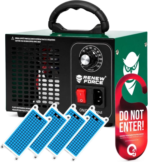 Ozon-generator Renew Force 60.000 mg/h med timer 120 min