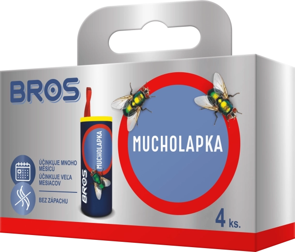 Bros klæbefælde cylindrisk 4 stk.