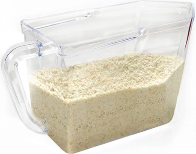 Klar plastbeholder til madvarer 1,5 l