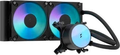 Vandkøling Radius 240 RGB Sort