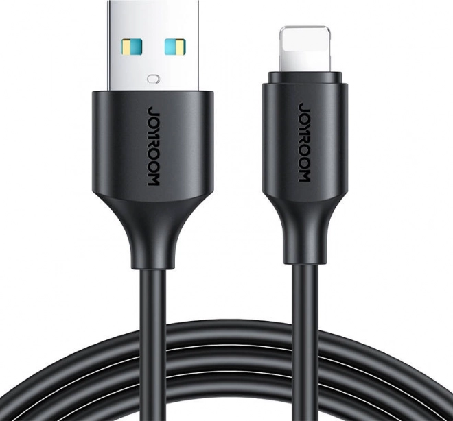 Kabel til USB-A / Lightning / 2,4A / 0,25 m Joyroom S-UL012A9 (sort)