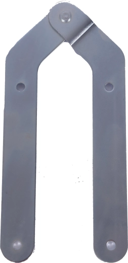 Stigemalerhængsel 200 mm, galvaniseret (1 par)