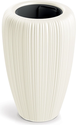 Urtepotte Orobo diameter 29 cm hvid chokolade