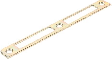 Universal lige slutblik K191, hvid, zink (10 stk)