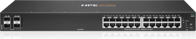 Aruba Networking CX 6000 – 24-port Gigabit-switch med 4 SFP 1G-uplinks