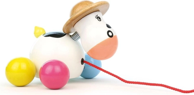 Træ-træklegetøj kalv VILAC Rosy