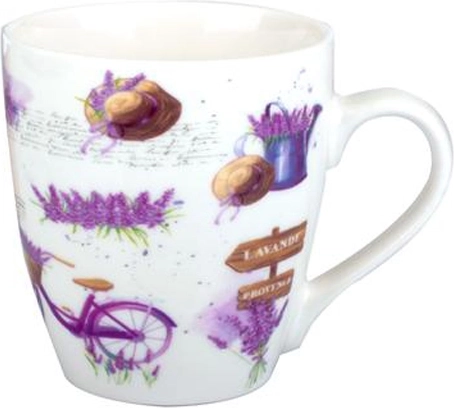 Keramisk krus med lavendelmotiv 230 ml TORO