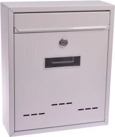 Postkasse RADIM M hvid 260 × 310 × 90 mm