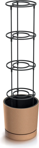 Selvvandende plantekasse Home Grower Eco Wood 35 l med støtte­konstruktion