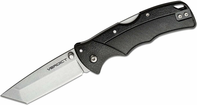 Foldekniv Cold Steel Verdict 3" Tanto, stonewash, sort GFN