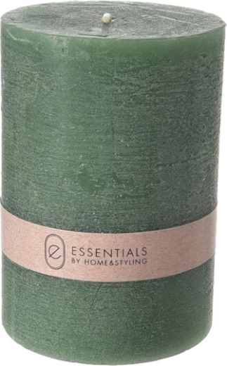 Grønt cylindrisk stearinlys 260 g