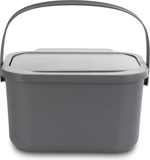 Grå bioaffaldsspand 4,5 l
