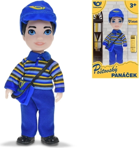 Postbud-figur – figur af tjekkisk postbud 17 cm