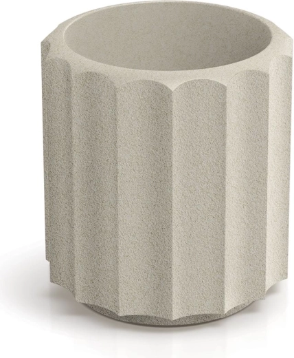 Blomsterpotte Rona Line 28 cm sand med indsats