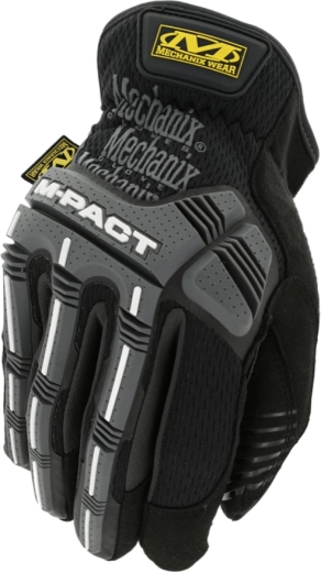 Arbejshandsker Mechanix M-Pact Open Cuff XXL sort/grå