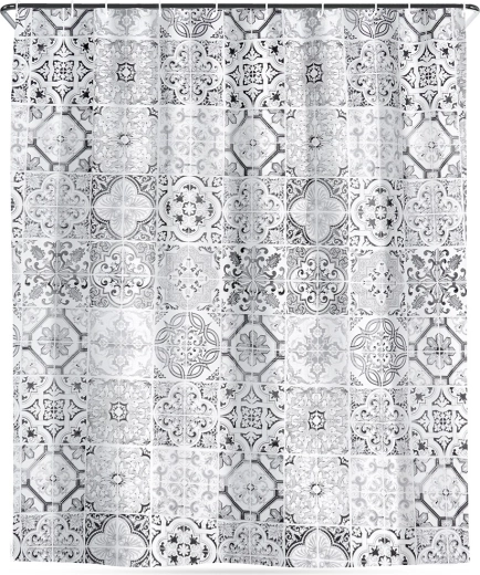 Bruseforhæng med kroge, vandtæt, flisemønster 180 × 180 cm