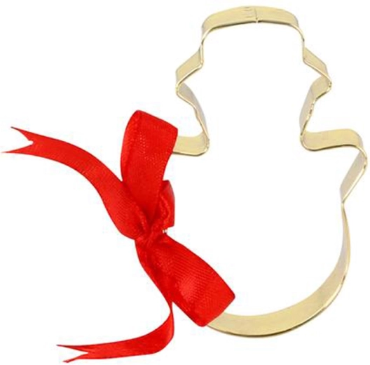 Kageudstikker guld sneemand 7 cm TORO