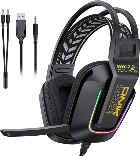 Gaming-headset ONIKUMA X13 sort