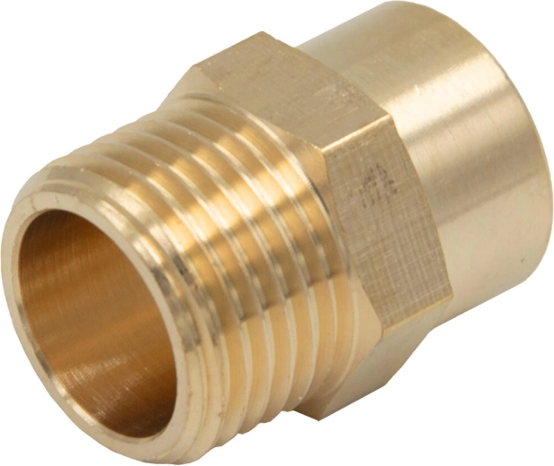 Reduktion udvendig 1/2" × indvendig 3/8" til ventilation