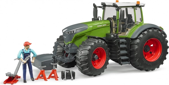 Bruder traktor Fendt 1050 Vario med mekaniker og værkstedsværktøj 1:16