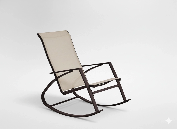 Havegyngestol, brun, 60 × 104 × 95 cm