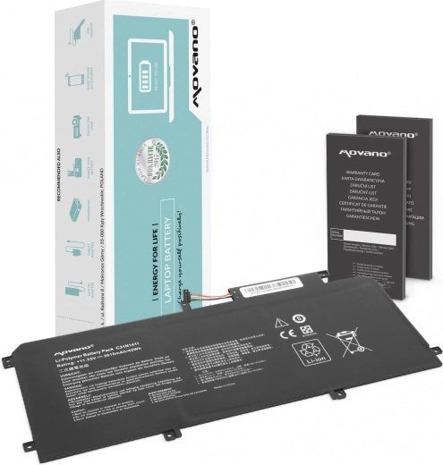 Movano-batteri til Asus ZenBook UX305 (C31N1411) 3610 mAh 42 Wh
