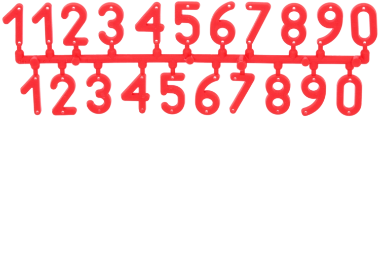 Sæt tal til bistader, 50 stk.