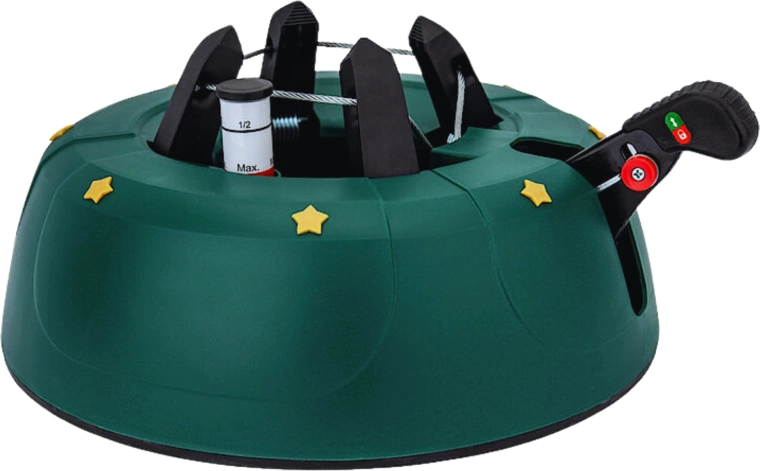 Juletræsfod Kamai Start grøn med hurtigspænd og vandbeholder