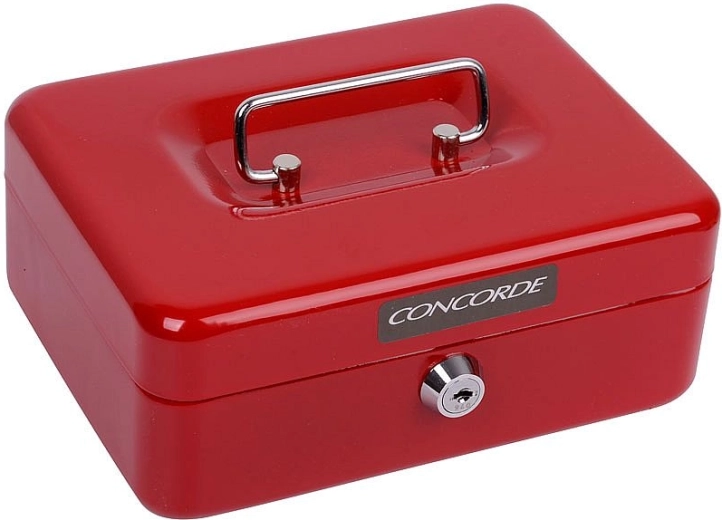 Metal kasse Concorde 22 rød