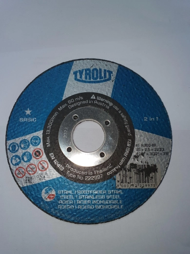 Skæreskive til stål 115 × 2,5 × 22,2 mm