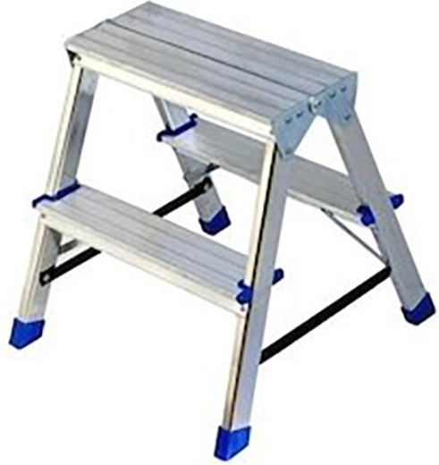 Dobbeltsidede aluminiums skamler 2 trin ELKOP