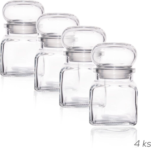 Glaskrydderiglas TK120, 4 stk.