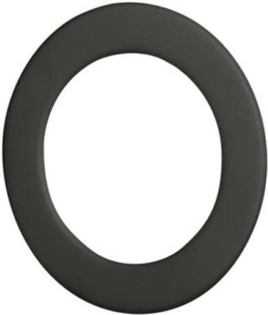 Røgring 120 mm sort