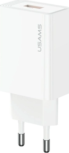 Usams T69 netoplader 18 W USB-A hvid